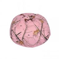 Ace Casual Mossy Oak Bean Bag Chair, 096 Country Roots, Soft Pink, Mossy Oak Camo