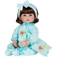 Adora ToddlerTime Sleepy Turtle Doll with jersey knit embroidered PJs and fleece blankie