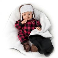 Ashton Drake The Ashton-Drake Galleries So Truly Real Happy Camper RealTouch Vinyl Baby Doll with Fleece Sleeping Bag