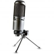 Audio-Technica},description:Audio-Technica has taken the critically acclaimed, award-winning sound of the AT2020 and equipped it with a USB output capable of digitally capturing mu
