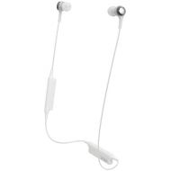 Audio-Technica ATH-CK200BT Bluetooth Wireless In-Ear Headphones with In-Line Mic & Control, White