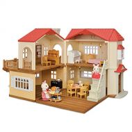 Visit the Calico Critters Store Calico Critters Red Roof Country Home Gift set