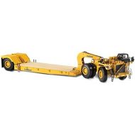 Cat 784C Tractor with Towhaul Trailer (1:50 Scale), Caterpillar Yellow