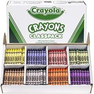 Crayola Crayon Classpack Large Size, 8 Classic Crayola Colors (400 Count) Bulk Pack Is Great for Kids Classrooms or Preschools, Non-Toxic Art Tools for Kids & Toddlers 3 & Up