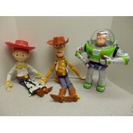 Disney Toy Story Collection Woody Jessie Buzz Lightyear Talking Action Figure Bundle