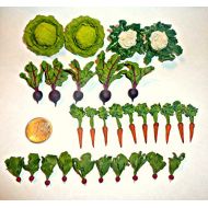 Donlane Vegetables and herbs for the garden! Dollhouse miniature 1:12