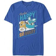Fifth Sun Mens Toy Story Happy Go Ducky & Bunny T-Shirt