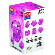 GEOMAG Geomag Kor Egg - Pink - 55 Piece Creative Magnet Playset - Swiss Made - Part of Geomags World Famous Award Winning Product Line - Ages 5 and Up