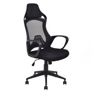 Giantex Executive Racing Chair High Back Swivel Gaming Office Chair Desk Task (Black)