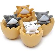 HanYoer 4 pcs Lovely Animal Characters Toys Figurines Playset, Garden Cake Decoration, Cake Topper