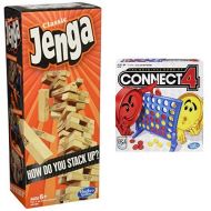 [아마존베스트]Hasbro Jenga Classic Game and Connect 4 Game Bundle