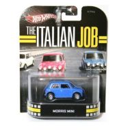 Blue Morris Mini Cooper Hot Wheels 2013 Retro Series The Italian Job 1:64 Scale Collectible Die Cast Metal Toy Car Model