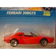 FERRARI 308GTS Hot Wheels 1996 RED Ferrari 308 GTS 1:64 Scale Collectible Die Cast Metal Toy Car Model #496