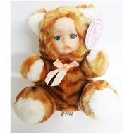 J Misa Porcelain Baby Doll in Tiger Costume 6