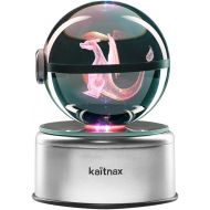 Kaitnax 3D Cool Laser Etching Crystal Ball Night Light Gift Lamp for Kids Children Christmas (Mario)