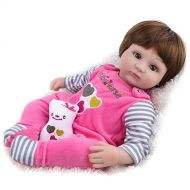 Kaydora Reborn 아기 인형 소녀 핸드메이드 허깅 아기 인형, 40.64cm 아기 인형, 눈 소녀