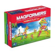 MAGFORMERS Magformers Neon 60-Piece Magnetic Construction Set