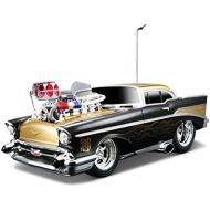 Maisto RC 1:18 Scale Muscle Machines Garage 1957 Chevrolet Bel Air Radio Control Vehicle (Colors May Vary)