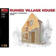 MiniArt Miniart 1:35 Village Ruined House Model Kit 35520