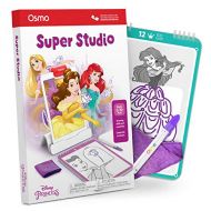 Osmo - Super Studio Disney Princess Game - Ages 5-11 - Learn To Draw Your Favorite Disney Princesses & Watch Them Come to Life - For Ipad & Fire Tablet Base Required)