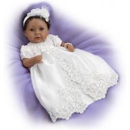 The Ashton-Drake Galleries Baby Girl Doll with Hand Rooted Hair: Weighted for Realism
