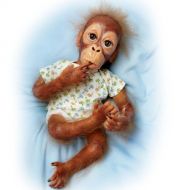 The Ashton-Drake Galleries Lifelike Baby Orangutan Doll: Baby Pongo by Ashton Drake