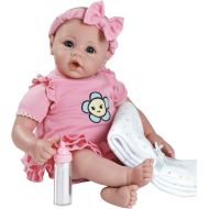 Visit the Adora Store Adora BabyTime Collection in Pink with Newborn Baby Doll, Soft Blanket & Feeding Bottle