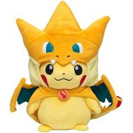 【Pokemon Center Original】　Pikachu wearing a poncho of Mega Charizard Y