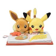 Pokemon Center Original Plush Doll Season Autumn Pikachu & Eevee / Evoli