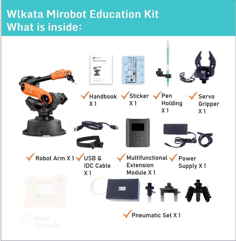  [무료배송] 울카타 WLKATA Mirobot Education Kit 미니 산업용 코딩 교육 로봇 키트